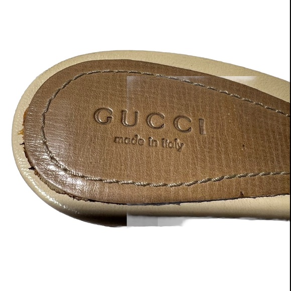 AUTHENTIC GUCCI ITALIAN MADE SHOES, SIGNATURE BUCKLE MULES , 7B - Picture 4 of 6